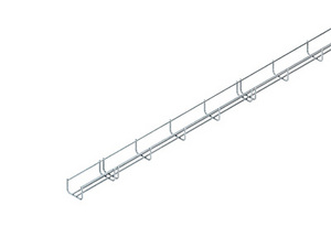 U-Gitterrinne 35x40x3000mm Edelstahl Werkstoff-Nr.: 1.4301 1.4