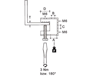 Schraubklemme E-KLIPS Stahl mech.verzinkt/passivi