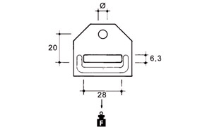 Lochbandeisen-Halter E-KLIPS Stahl mech.verzinkt/passivi