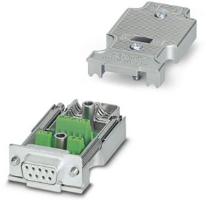 D-SUB-Stecker 9-polig axiale Ausführung
