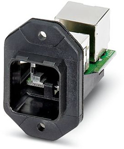 RJ45-Anbaurahmen IP67 mit RJ45-Kontakteinsatz 8-polig