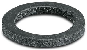 Flachdichtung, Höhe: 1,8 mm, Durchm esser: 23 mm, Farbe: schwarz
