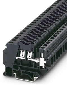Flachsicherungsklemme Universalfuss brückbar b=8,2mm