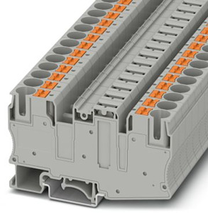 Trennklemme, Nennspannung: 500 V Nennstrom: 20 A, Anschlussart: Push-in-A