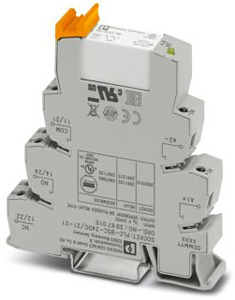 PLC-Interface 24V DC mit Miniaturrelais 2xWechsler SA