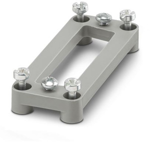 D-SUB-Adapterplatte 15pol. HEAVYCON Bestückung m.einem Stecker