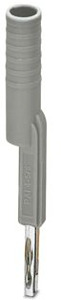 Prüfadapter, für 4 mm-Ø-Sicherheits prüfstecker, verrastet im Brückensc