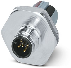 Wanddurchführung, Universal, 5-poli g, ungeschirmt, Stecker gerade M12, Kodi