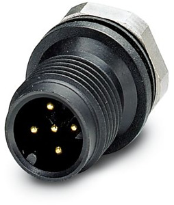 Sensor-/Aktor-Einbaubuchse 5-polig M12 A-kodiert M12 Gewinde