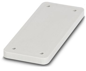 Abdeckplatte f.B 16 HEAVYCON verstärkt grau 36x86cm