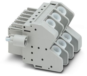 Stecker für drei Stromwandler, mit jeweils voreilendem Wandlerkurzschl