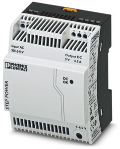 Stromversorgung 5 VDC/6,5A Step Power 1-phasig flach