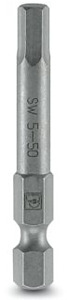 Schraub-Bit, Sechskant, E6,3-1/4