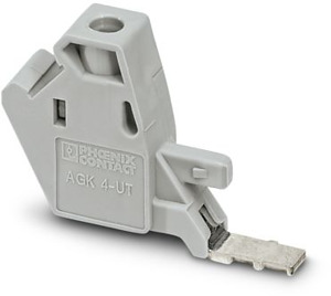 Abgriffklemme für UT10 für Spannungsabgriff bis 800V grau