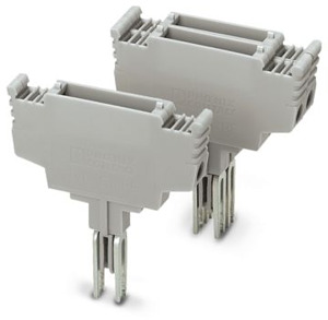 Bauelemente-Stecker grau h=19mm