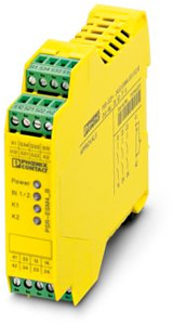 Sicherheitsrelais manuell PSR 24V AC/DC 2-kanalig