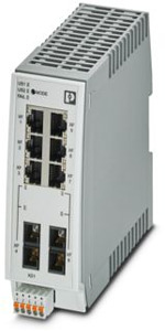 Managed Switch 2000, 6 RJ45-Ports 1 /100 MBit/s, 2 SC-Multimode 100 MBi