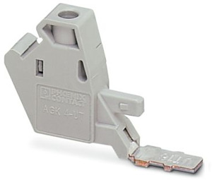 Abgriffklemme für UT16 für Spannungsabgriff bis 800V grau