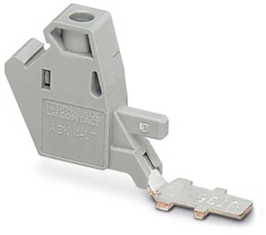 Abgriffklemme für UT35 für Spannungsabgriff bis 800V grau