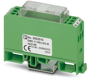 EMG-Relais-Modul 24V DC Remanenz-Kleinsch.1W minusschaltend