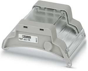 Abdeckprofil, optional plombierbar, Länge: 66,3 mm, Breite: 48,7 mm, Hö