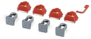 Sicherheitselemente 4xRJ45 IP20 Kunststoff
