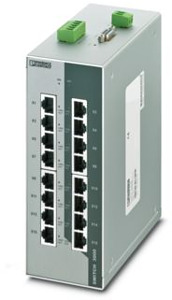 Managed Ethernet Switch mit 16 RJ45 -Ports für 10/100 MBit/s und einem