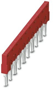 Steckbrücke, Rastermaß: 8,2 mm, Bre ite: 80,3 mm, Polzahl: 10, Farbe: r