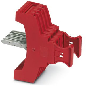 Teststecker, Polzahl: 4, Breite: 4,2 mm, Farbe: rot