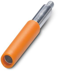 Prüfsteckerbuchse, Farbe: orange