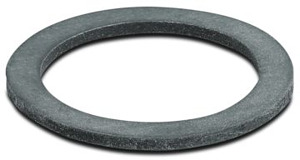 Flachdichtung, Höhe: 2,1 mm, Durchm esser: 52 mm, Farbe: schwarz