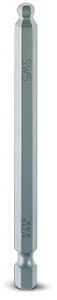 Schraub-Bit Sechskant mit Kugelkopf E6,3-1/4Z Antrieb, Grösse: Hex