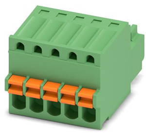 Federkraft-Steckerteil 5pol. MICRO-COMBICON 0,5qmm 2,5mm Raster