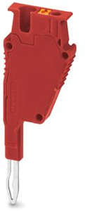 Prüfstecker, Farbe: rot