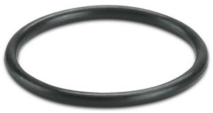 Dichtring, Höhe: 2 mm, Farbe: schwa rz