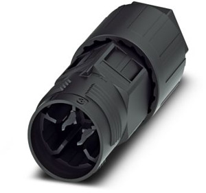 1xQUICKON Leitungsverb. KD:9-14mm 4+PE 2,5-6qmm 40A 690V bk