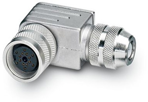 Anschlussbuchse M16 gewinkelt für Sensor-Aktor-Box