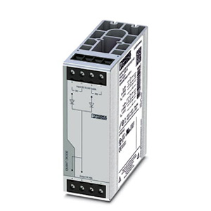 Tragschienen-Diodenmodul 12-24VDC DC/2 x 20 A o. 1 x 40 A. Durchgang