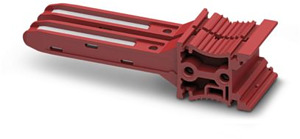 Unterbrechungsstecker, Breite: 16,3 mm, Farbe: rot