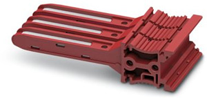 Unterbrechungsstecker, Breite: 24,5 mm, Farbe: rot