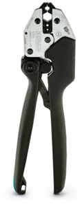 Presszange, kompakter Zangenkörper, Koaxial-Steckverbinder 1,69 mm, 2,5
