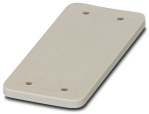 Abdeckplatte D 15 HEAVYCON grau 24x58mm