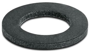 Flachdichtung, Höhe: 1,6 mm, Durchm esser: 20 mm, Farbe: schwarz