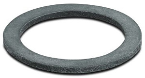 Flachdichtung, Höhe: 2,1 mm, Durchm esser: 52 mm, Farbe: schwarz