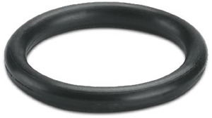 Dichtring, Höhe: 2 mm, Farbe: schwa rz