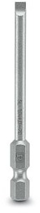 Schraub-Bit, Schlitz, E6,3-1/4