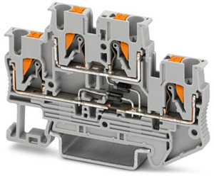Bauelementreihenklemme, mit integr erter Diode 1N4007, Anschlussart: 