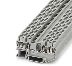 Bauelementreihenklemme, mit eingeb uter Diode 1N 5408K, Anschlussart: