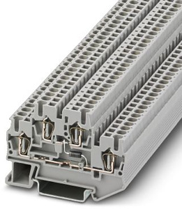 Bauelementreihenklemme, mit eingeb uter Diode 1N 5408K, Anschlussart: