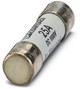 Sicherung, 10,3 mm x 38 mm, bis 100 V DC, gPV Charakteristik